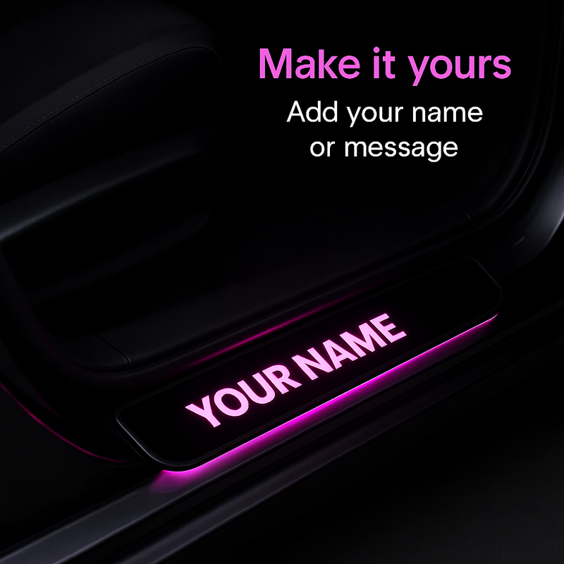 CUSTOM LED Door Light – Personalized Glow 🎀