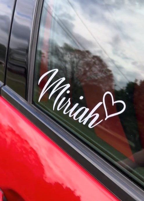 Girlfriend Windshield Decal